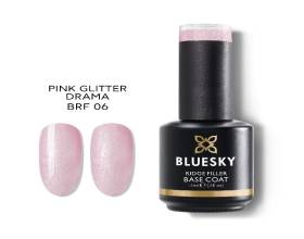 Bluesky Rubber Base Pink Glitter Drama